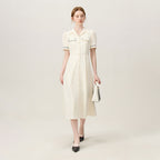 Retro Polo Collar Dress