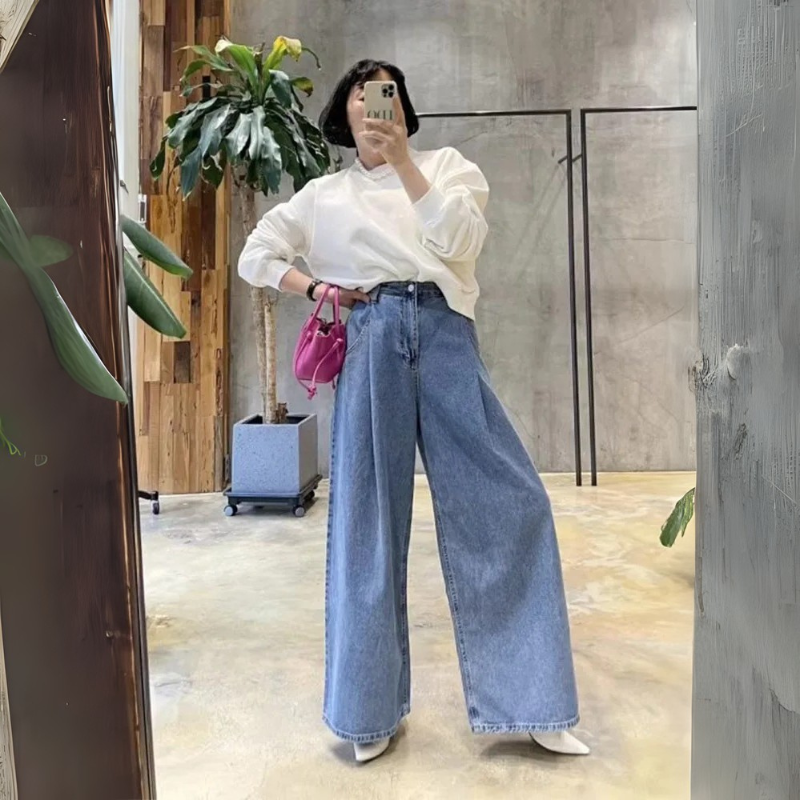High Waist Wide Leg Jeans