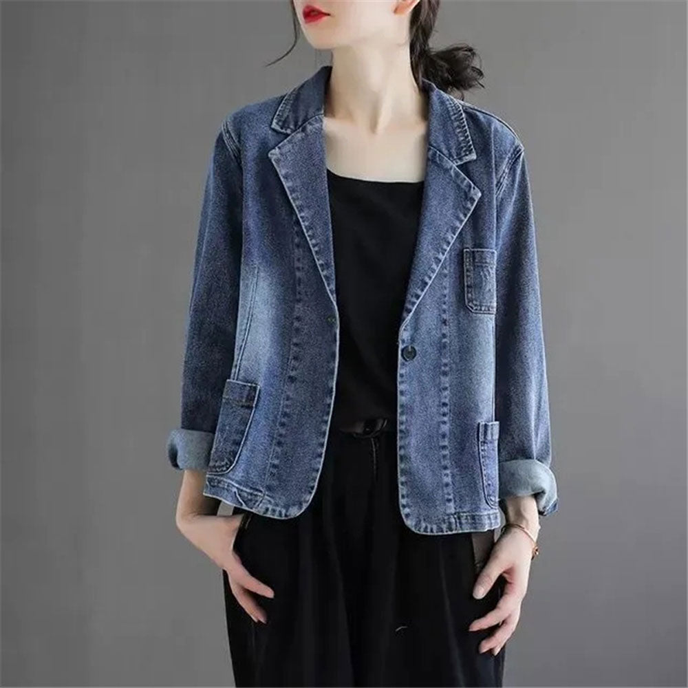 Retro Denim Casual jacket