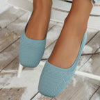 Square Toe Shoes Breathable