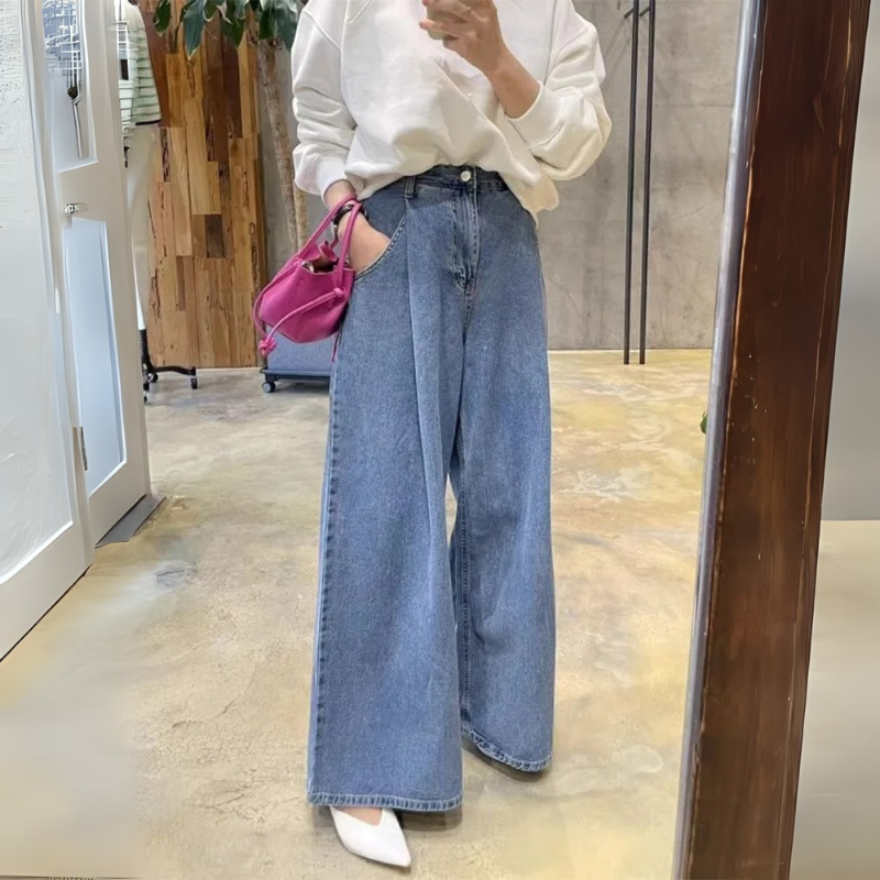 High Waist Wide Leg Jeans