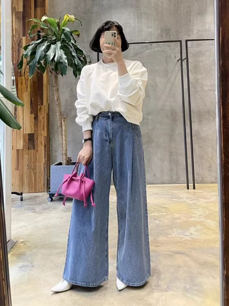 High Waist Wide Leg Jeans